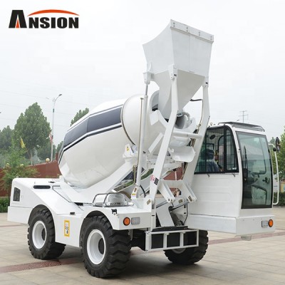 low price 1.5cubic 4m3 self loading concrete mixer for sale