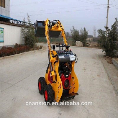 Mini skid steering loader AS380 loading 380kgs with reliable quatliy for exporting